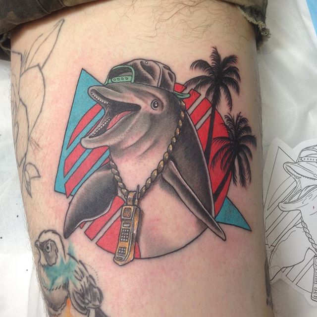 Dolphin Tattoo Design Images (Dolphin Ink Design Ideas) | Dolphins tattoo,  Tattoos, Tattoo designs