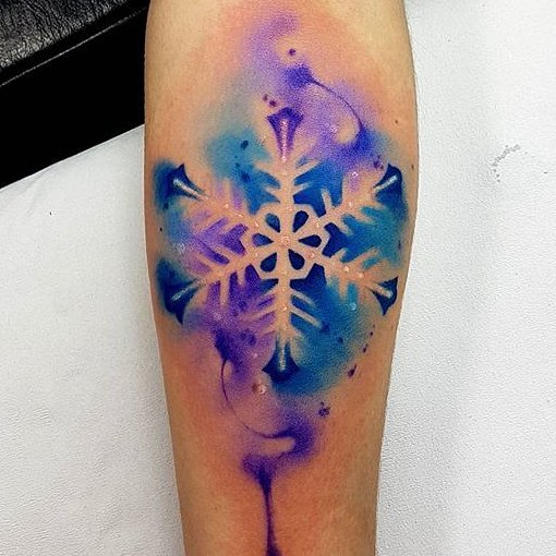 PrismFoil Snowflake Tattoo – Tattoo for a week